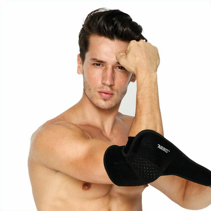 Elbow Support Copper Compression Brace Sleeve Arm Pain Injury Gym