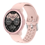 Smart Watch for Men Women, 1.32'' AMOLED Screen Activity Tracker with Answer/ Calls, JL7074 chip, 100+ Sports, Steps/Calorie, 2.5D UI, IP68 Waterproof, lightweight, Smartwatch for Android iOS, Pink