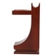 thumbnail image 3 of Soporte de madera para brochas de afeitar, color vino tinto, con base antideslizante para brochas de afeitar de tamaño estándar., 3 of 14