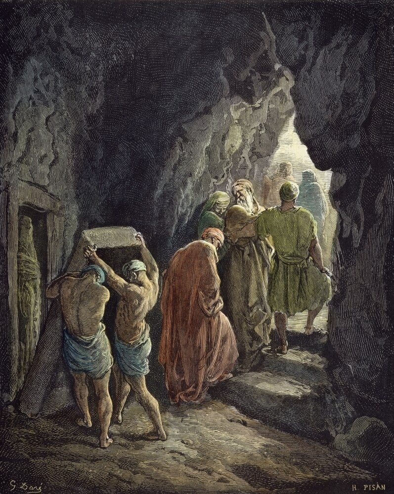 Burial Of Sarah./Nthe Burial Of Sarah, Wife Of Abraham, In The Cave Of