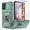 Alpine Green, variant on Atump for Moto G Power 5G 2024 Case with 2Pcs HD Screen Protector, Military Grade Shockproof and Slide Camera Cover, 360° Rotated Ring Kickstand Protective Case for Moto G Power 5G 2024,Rose Gold