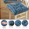 thumbnail image 5 of Panpaddle Outdoor Patio Seat Cushions Bohemian Chair Pads, Square Floor Pillow, Meditation Yoga Cushion for Garden Patio Home Backyard Office,19.7x19.7x4", 1 Pack, Blue, 5 of 8