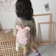 thumbnail image 5 of Qarigey Mochila con conejito de peluche, cierre de cremallera duradero y forro de PU incorporado, mochila para niños suave Mochilas Rosa, 5 of 6