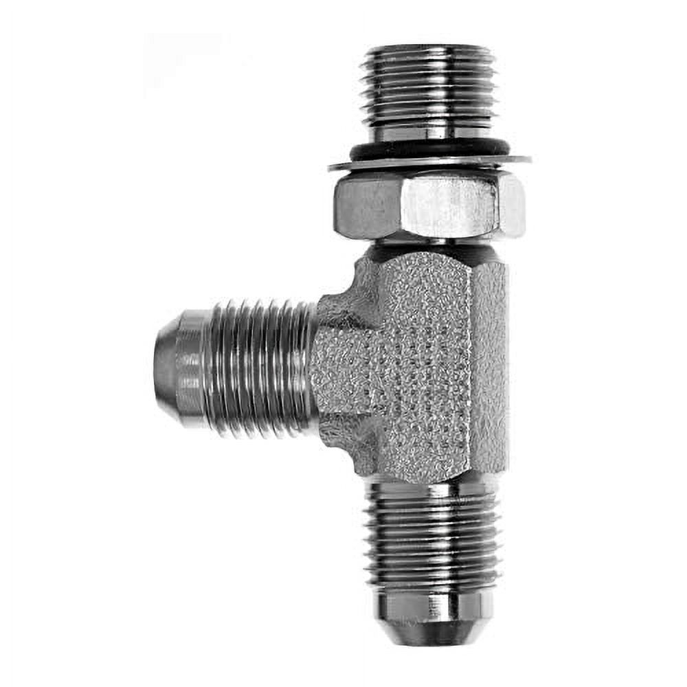 Gates Male O-Ring Boss to Male JIC 37 Flare to Male JIC 37 Flare - Tee (SAE to SAE)