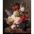 thumbnail image 2 of Flowers & Fruit 1827 Jan Frans van Dael Musee des Beaux-Arts Rouen Poster Print, 2 of 4