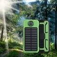 thumbnail image 2 of JTNeq Versatile 10000mAh Solar Power Bank with Outdoor Emergency Light and Fast Charging for Mobile Phones, 2 of 7
