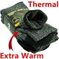 thumbnail image 3 of 3 Pairs Mens Winter Thermal Warm Heavy Duty Cotton Work Knitted Boots Socks 9-13, 3 of 7