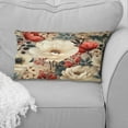 thumbnail image 4 of Designart "Antique White Bohemian Floral Joy I" Floral Printed Throw Pillow, 4 of 5