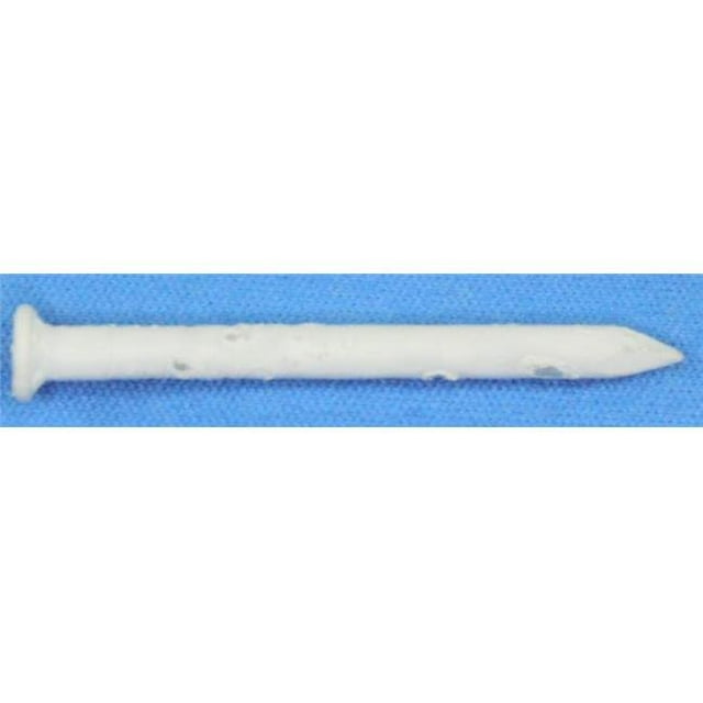 1.25 in. Aluminum Trim Nails Box, White - 0.25 lbs
