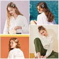 thumbnail image 3 of herramientas para el cuidado del cabello Paquete de 28 pinzas para el cabello de perlas y acrílico Ormromra, 3 of 4
