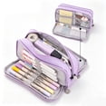 thumbnail image 4 of Lzobxe Pencil Case Expandable Extra Large Pencil Pouch with Zipper, Soft and Portable Storage Organizer for Adults Men Women Office Essentials, 4 of 6