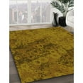 thumbnail image 3 of Ahgly Company Machine Washable Indoor Round Transitional Dark Bronze Brown Area Rugs, 7' Round, 3 of 7