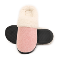 thumbnail image 5 of WALL QMER Warm Knit House Slippers for Women, Women's Fuzzy Memory Foam Slippers, Fluffy Winter House Shoes Indoor and Outdoor, Pink, 5 of 7