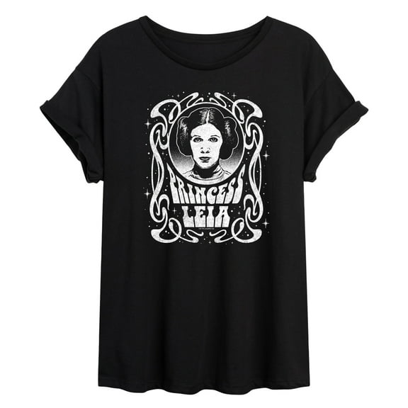 Star Wars - Princess Leia Art Nouveau - Women's Oversized Tee