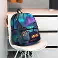 thumbnail image 5 of Pofeuu Cute Fuzzy Fantasy Creatures Print Laptop Backpack Travel Canvas Backpack for School Lightweight and Comfortable Backpack College Backpack Schoolbag, 5 of 6