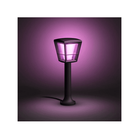 Philips - Hue Econic Outdoor Pathway Light Extension - White and Color Ambiance