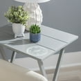 thumbnail image 6 of Linon Girard Folding Tray Table Set, 26.38" Tall, Gray Finish, 6 of 15