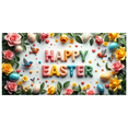 thumbnail image 5 of LUUFILx Easter Celebration Party Decoration Happy Easter Banner Background with Colorful Bunnies Eggs Spring Backdrop for Photography Props Festive Decor, 5 of 8