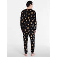 thumbnail image 3 of Peanuts Men's Snoopy Matching Family Sleepwear Long Sleeve Top and Pants Pajama Set, 2 Piece, Sizes S-3XL, 3 of 5