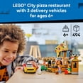 thumbnail image 5 of LEGO City Pizza Delivery Experience with Vehicles - Building Toy for Boys & Girls, Ages 6+ - Toy Car & Truck for Kids - Gift for Birthdays - 60496, 5 of 9