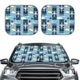 thumbnail image 2 of Gaeub Airplanes and Aviation Signs Foldable Auto Sun Blocker Visor, Sunshade for Car Front Window, Keeps Your Vehicle Cool - Small, 2 of 7