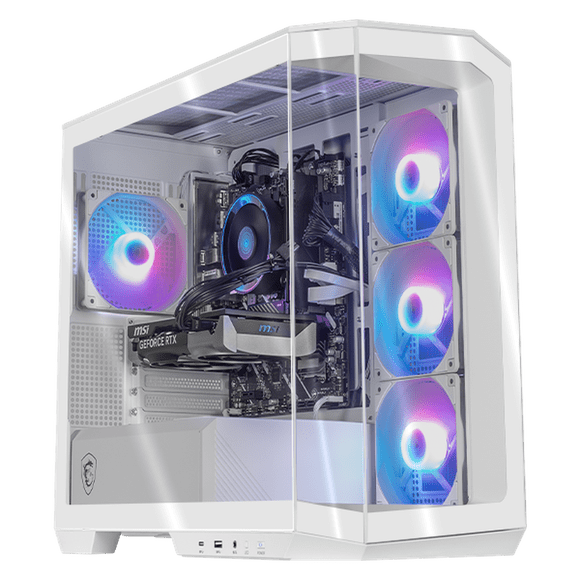 PC Gamer IA Entry Xtreme PC Gaming MSI NVIDIA GeForce RTX 5060 Intel Core Ultra 5 225F 16GB DDR5 SSD 1TB WIFI White Productividad Versátil Acelerada con IA