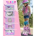 thumbnail image 4 of Unicorn Roller Skates for Girl Kids Toddler Light up &Adjustable Sizes for Birthday Christmas Gifts, 4 of 6