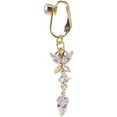 thumbnail image 3 of HUGFEGWE Dangle Belly Button Rings, Belly Rings Body Jewelry Belly Button Cartilage Clip Ring Piercing Jewelry for Women, AM0XEC3VHZUS CA919-146677, 3 of 8