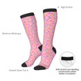 thumbnail image 6 of Cauagu Pink Donut Print Women's Men's Ankle Socks 1-pack Casual Athletic Socks for Unisex Adult Moisture-Wicking Socks for Daily Wear/Running/Sport, 6 of 8