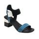 thumbnail image 2 of Sandalias de verano para mujer con tacones altos de cuero de microfibra de color sólido a la moda Wmkox8yii shjk7232, 2 of 9