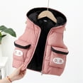 thumbnail image 2 of Vedolay Kids Coat 2023 Kids Hooded Jacket Girls Long Sleeve Windproof Coat Pink,100, 2 of 4