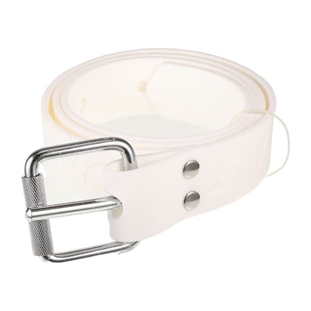 Soidarity Cinturón de peso Cintura Cinturones de buceo Hebilla Cintura Operación simple Accesorios de buceo Equipo de snorkel al aire libre Deportes acuáticos Blanco Soidarity OD030546-02B