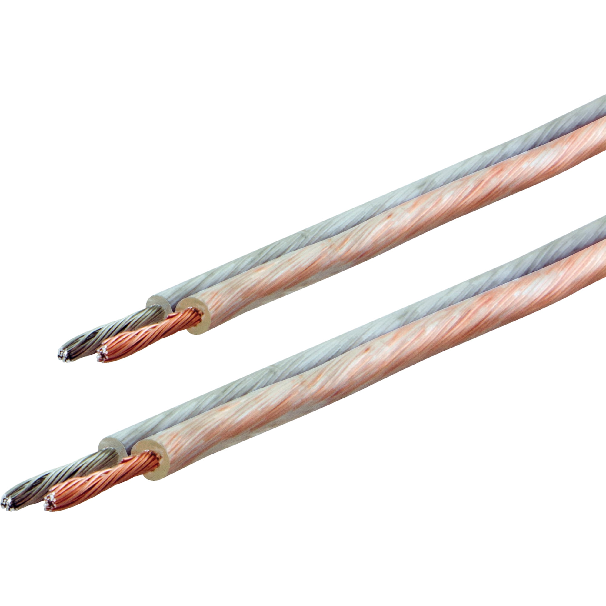GE 100 ft Speaker Wire, Clear, Extra Long, 33596