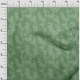 thumbnail image 3 of oneOone Polyester Spandex Sea Green Fabric Asian Floral Block Sewing Material Print Fabric By The Yard 56 Inch Wide, 3 of 4