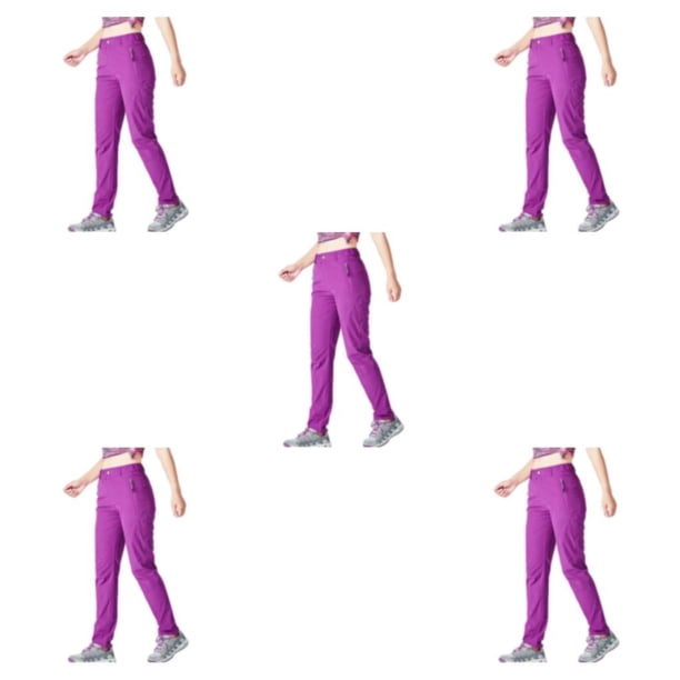 Minnieouse Pantalones de senderismo para mujer, pantalones finos de secado rápido, impermeables, a prueba de arañazos, elásticos, parte Type2 NO2