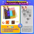 thumbnail image 2 of Bloques magnéticos Playtigo Mine Magnet World 100 unidades para niños a partir de 3 años, 2 of 7