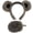 Gray, variant on 1Set Gray Bear Ear Tail Plush Headband Party Accessories