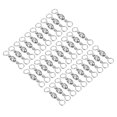 thumbnail image 1 of Giratorio de Carrete de Pesca, 30 Pcs 110lb Terminal de Acero al Carbono, Plateado, 1 of 6
