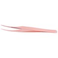 thumbnail image 4 of Herramientas de extensión de pestañas de acero inoxidable semicurvas Pinzas de injerto de pestañas postizas de precisión de oro rosa, 4 of 8
