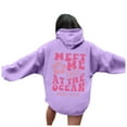 thumbnail image 4 of Hessimy Oversized Hoodies for Women 2024 Fall Clothes Teen Girls Preppy Graphic Sweatshirts Cute Letter Printed Pullover Top(Z04-Purple,S）, 4 of 7