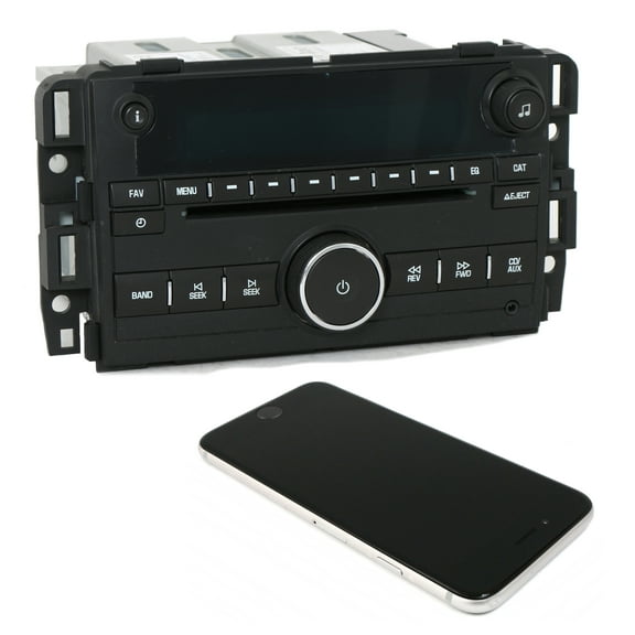Restored 2010-14 Chevy Buick GMC AM FM Radio CD Player w USB Aux & Bluetooth 20935119 (Refurbished)