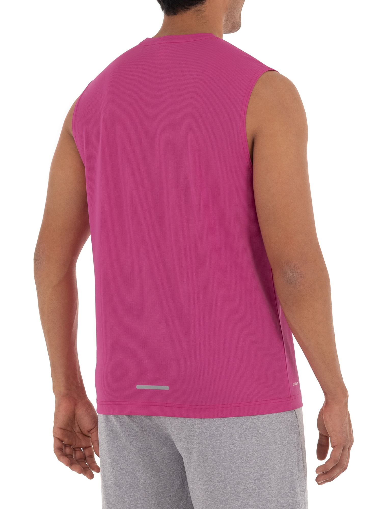 Athletic Works Men's and Big Men's Quick Dry Muscle Tee, up to 5XL