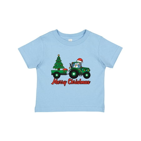 

Inktastic Christmas Tractor Gift Baby Boy or Baby Girl T-Shirt