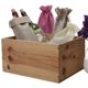 thumbnail image 5 of Paquete de bolsas de arpillera para botellas de vino con cordón, 10 unidades, 5 colores, bolsas de yute de lino reutilizables para regalo, bolsas de arpillera para envolver botellas (14,4 ×, 5 of 5