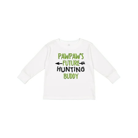 

Inktastic Pawpaws Future Hunting Buddy Gift Toddler Boy or Toddler Girl Long Sleeve T-Shirt