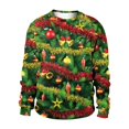 thumbnail image 1 of Jersey de fiesta de Navidad para hombre, sudaderas de cuello redondo con estampado muscular, ropa de regalo de Navidad, atuendo de pareja, ropa de calle de gran tamaño divertida, 1 of 4