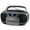 Gray, variant on JENSEN CD-590-GR 1-Watt Portable Stereo CD and Cassette Player/Recorder with AM/FM Radio and Bluetooth (Gray)