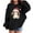 Black, variant on Lorytime Cute Hoodies for Teen Girls Oversized Boys Christmas Printed Sweatshirt Long Sleeve Tops Drop Shoulder Pullover