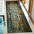 thumbnail image 4 of SAFAVIEH Classic Vintage Patricia Oriental Area Rug, Black/Olive, 5' x 8', 4 of 9