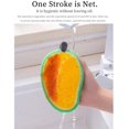 thumbnail image 3 of Washable Dish Sponges, Cute Fruit Shape Thickened Kitchen Sponge, Multifunctional Wipe Decontamination, Dishwashing Sponge 4pcs, 3 of 5